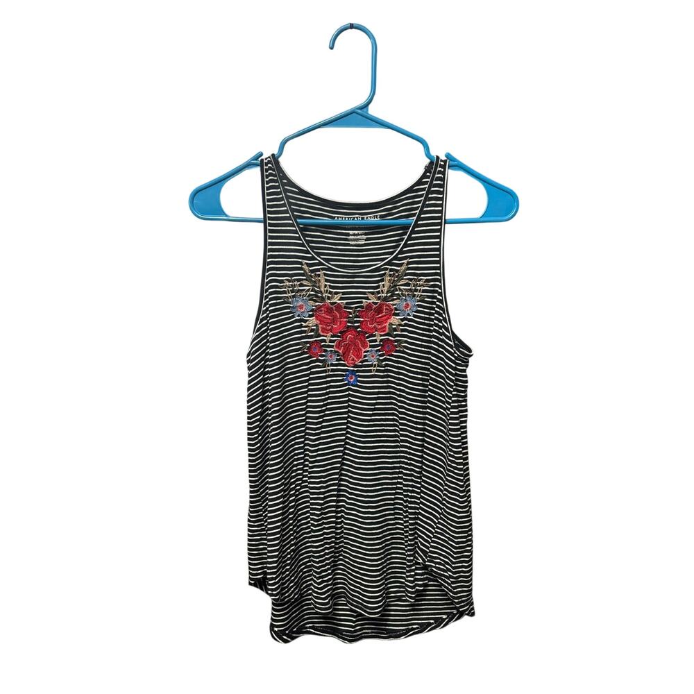 American Eagle Floral Tank - Adult S